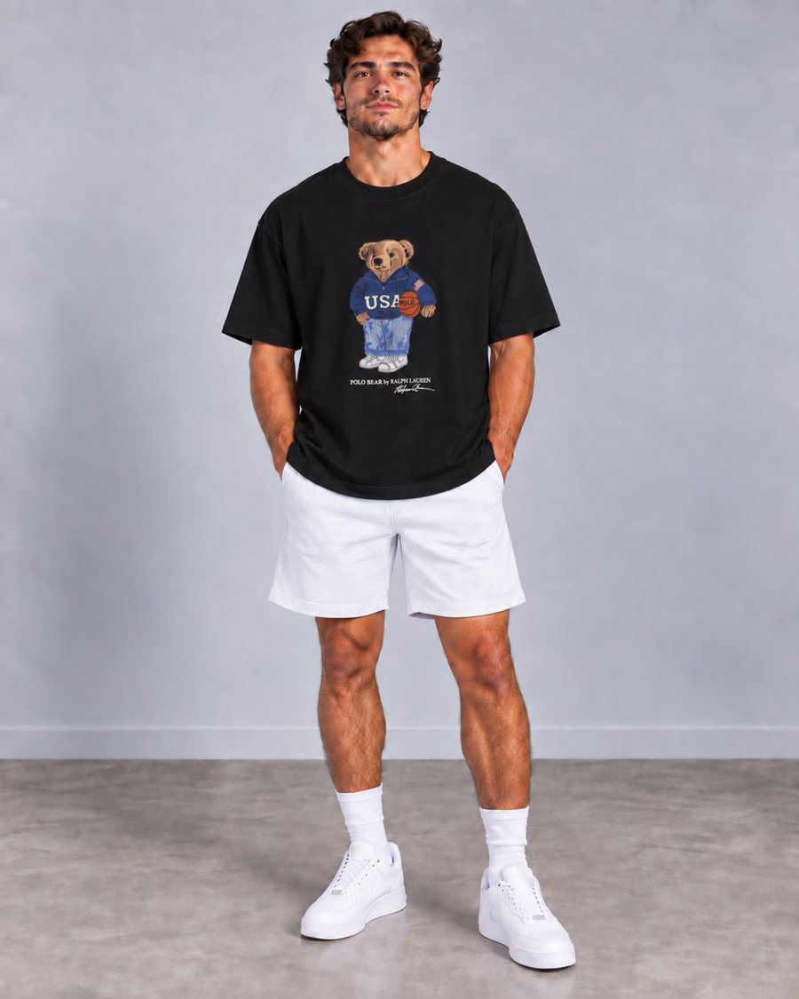 Ted Erkek T-shirt Siyah