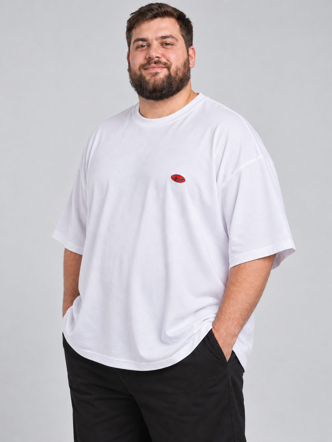 Büyük Beden These Erkek T-shirt Beyaz