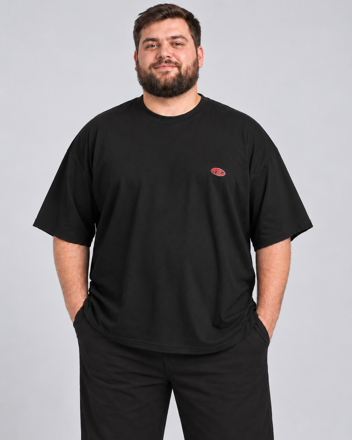 Büyük Beden These Erkek T-shirt Siyah