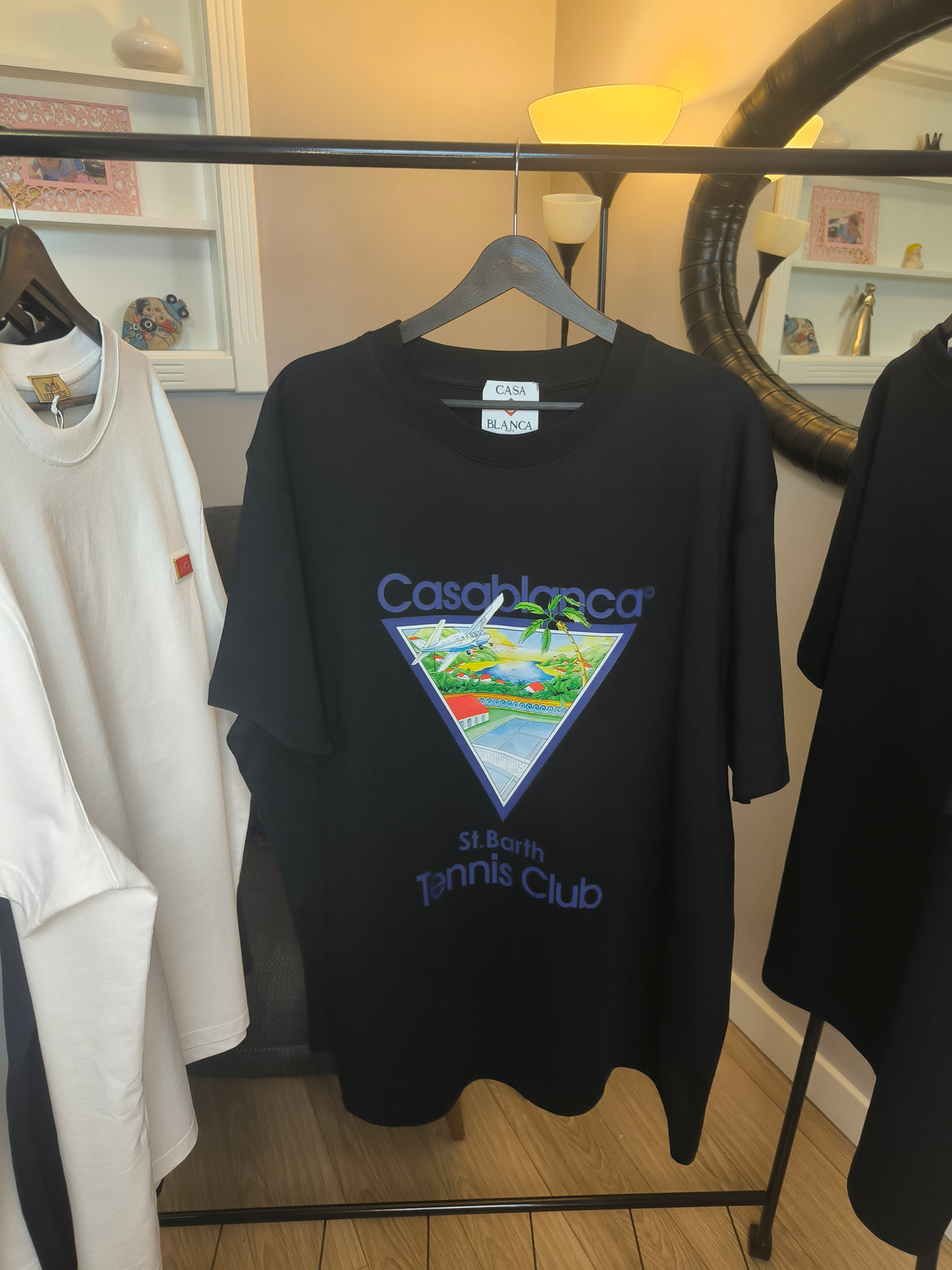 Büyük Beden Erkek Blanc T-shirt