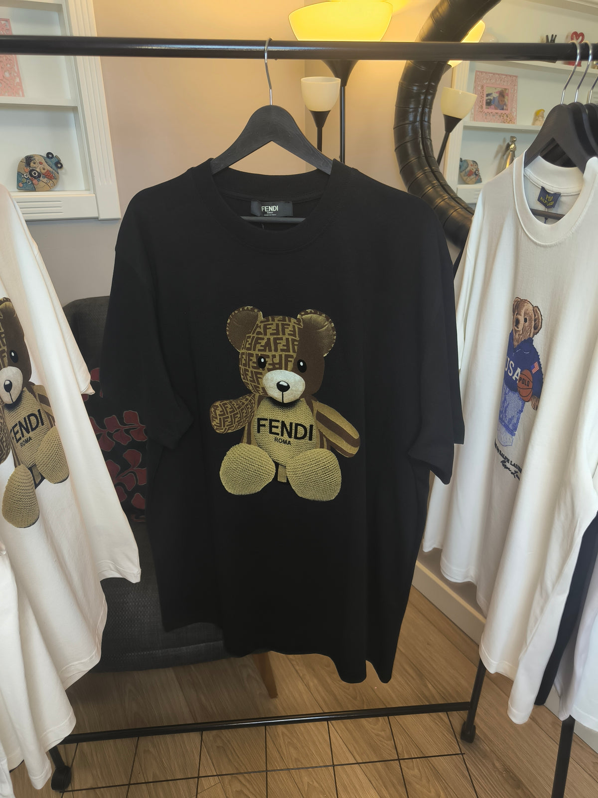 Bear Erkek T-shirt Siyah